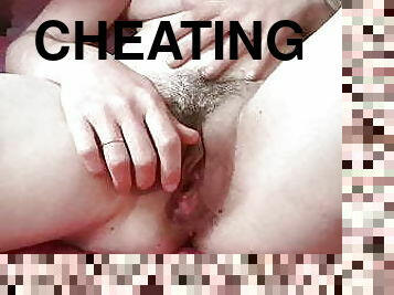 Cheating wife wide open pussy