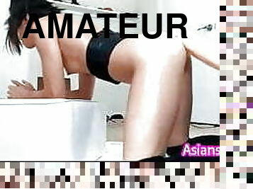 Amateur Asian Compilation with big dildo - Beautiful Babes