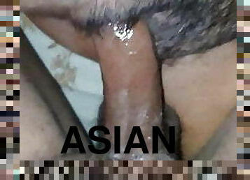 asiatisk, orgasme, fisse-pussy, amatør, milf, creampie, ghetto