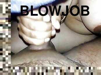 Blowjob with Hand Job Wife so Good Big Boobs