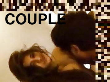 Desi couple enjoys sex in hotel room