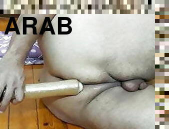 Arab shemale from Egypt anal orgasm with clitty cum