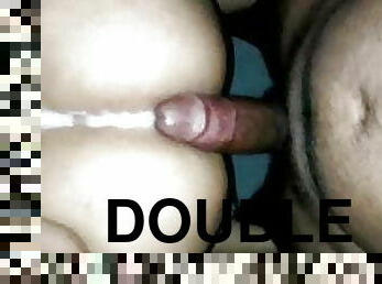 Double Creampie with Hubby