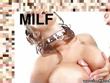 Iam Pierced MILF Korina Curves Pussy and nipple piercings