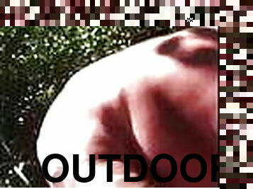 Chub Daddy Fucked Outdoors