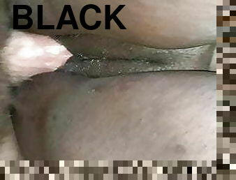 Beatiful black queen creaming on my dick