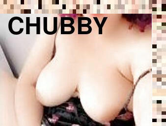 Chubby goth girl Vanilla Faith Ardalan plays with her fat wet creamy pussy