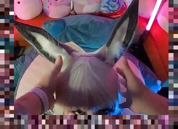 Sexy Tattooed Bunny Maid Gets Railed