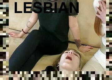 Mouthful Of Saliva From Two Spoiled Princesses - Spitting Lesbian Humiliation