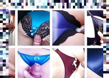 Cum over satin panties compilation VOL1