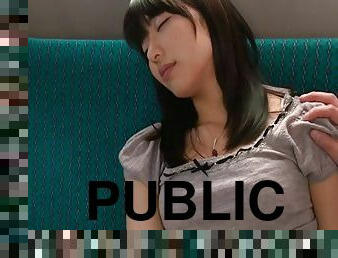 On on a public bus Kana Yume gets fucked while people watch