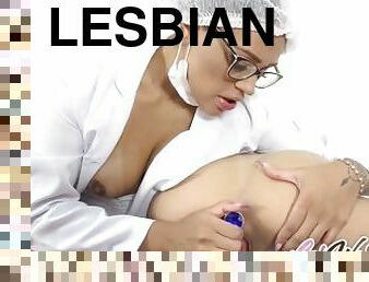 Latina Lesbian Gets Anal Exam At Doctors Office