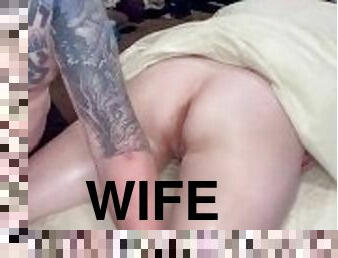 Wife oiled and fingered pt 1