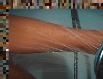 Real Doll Enjoys a Shower - look at her Amazing Smooth Legs & Feet