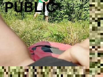 Allowed a guy to jerk off on himself in the park