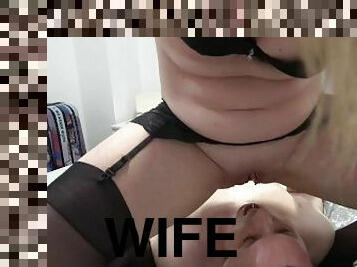 Dirty talking Hot Wife wants BBC - Hubby cleanup creampie