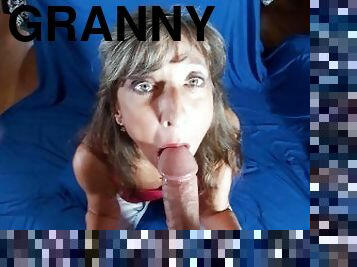 Hot Granny Loves To Suck and Swallow