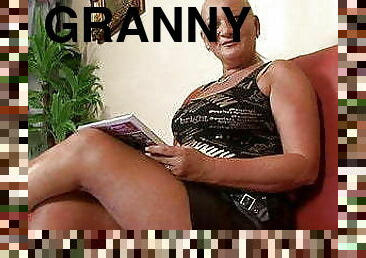 BBW Granny Anal Casting