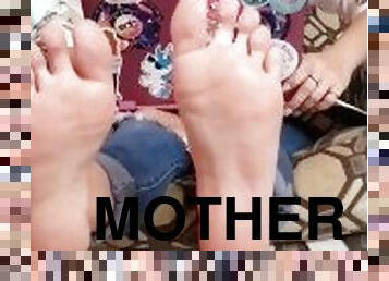 POV Step-Mom's Feet JOI