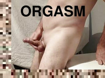 Solo Guy having an afternoon anal dildo quickie