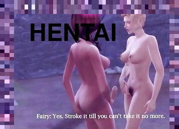 Futa Ranger Bewitched Into Fucking A Fairy - 3D Hentai