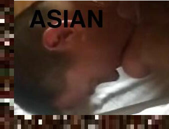 asiático, papá, amateur, gay, sexo-en-grupo, papi