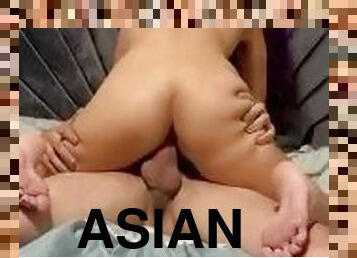 Asian hotwife shared with huge bwc and no birth control