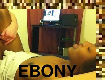 Ebony Chick and White Guy Fuck (Part 2)