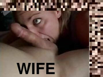 Sucking cock is the wife’s favorite day time activity