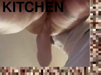 Ass eating and fucking in the kitchen