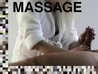 Body and penis massage - handjob