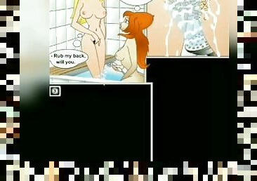 WINX COMIX EPISODE #5 Bloom Shaves Stella's Pussy And They Fuck In The Shower!!!