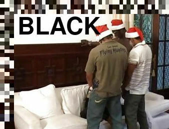 yougn latino fucked in gang bang by XXL black cocks rough