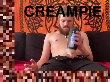Sam Samuro - Cuming Twice in your Pussy while you Ride me Hard with Creampie Eating