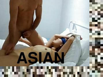 asiatisk, røv, fisse-pussy, skønheder, pikslikkeri, teenager, japans, sperm, perfekt, kinesisk