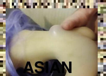 Asian mini sexdoll gets fucked