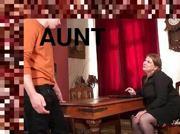 Aunt Judy's XXX - Busty Mature Boss Lady Rachel FUCKS her EMPLOYEE after she fires him