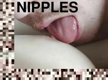 ASMR Hard Nipples Sucking