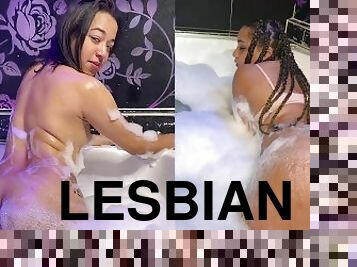 Scissoring Lesbians Horny Humping Sex on Jacuzzi Khalessi 69