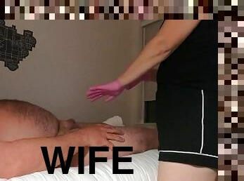 Hotwife Cheating talk & Cum Eating Husband Masturbates  Wife fantasizes Hubby watching her Bull