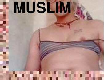 Muslim Sissy Taking Golden Shower on Friday  Purify Myself  Jasiya Apple