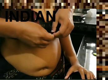 Indian Village Desi Kitchen Sex With Bhabhi, 3 Orgasms, Clear Hindi Audio