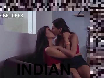 Hot Indian Lesbian Kiss