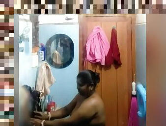 Exclusive- Big Boob Desi Bhabhi Bathing Video Record By Hidden Cam