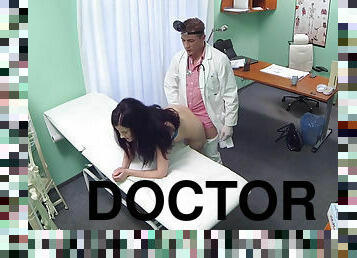 Doctor prescribes dick treatment to Vanessa Shine