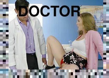 Blonde Teen Bonks With Gynecologist At Brazzers "Stuck N' Fuck"
