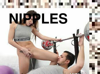 Clea - Naughty Gym Excercises with pissing