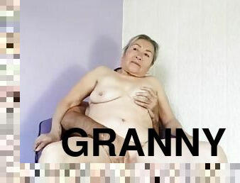 granny with grandson while in islolation - Homemade Sex