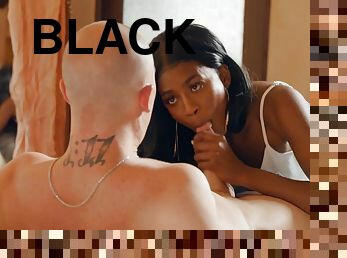 Interracial sex with black babe Nicole Kitt