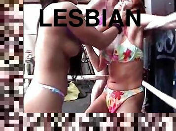 tag team beatdown - lesbian catfight porn